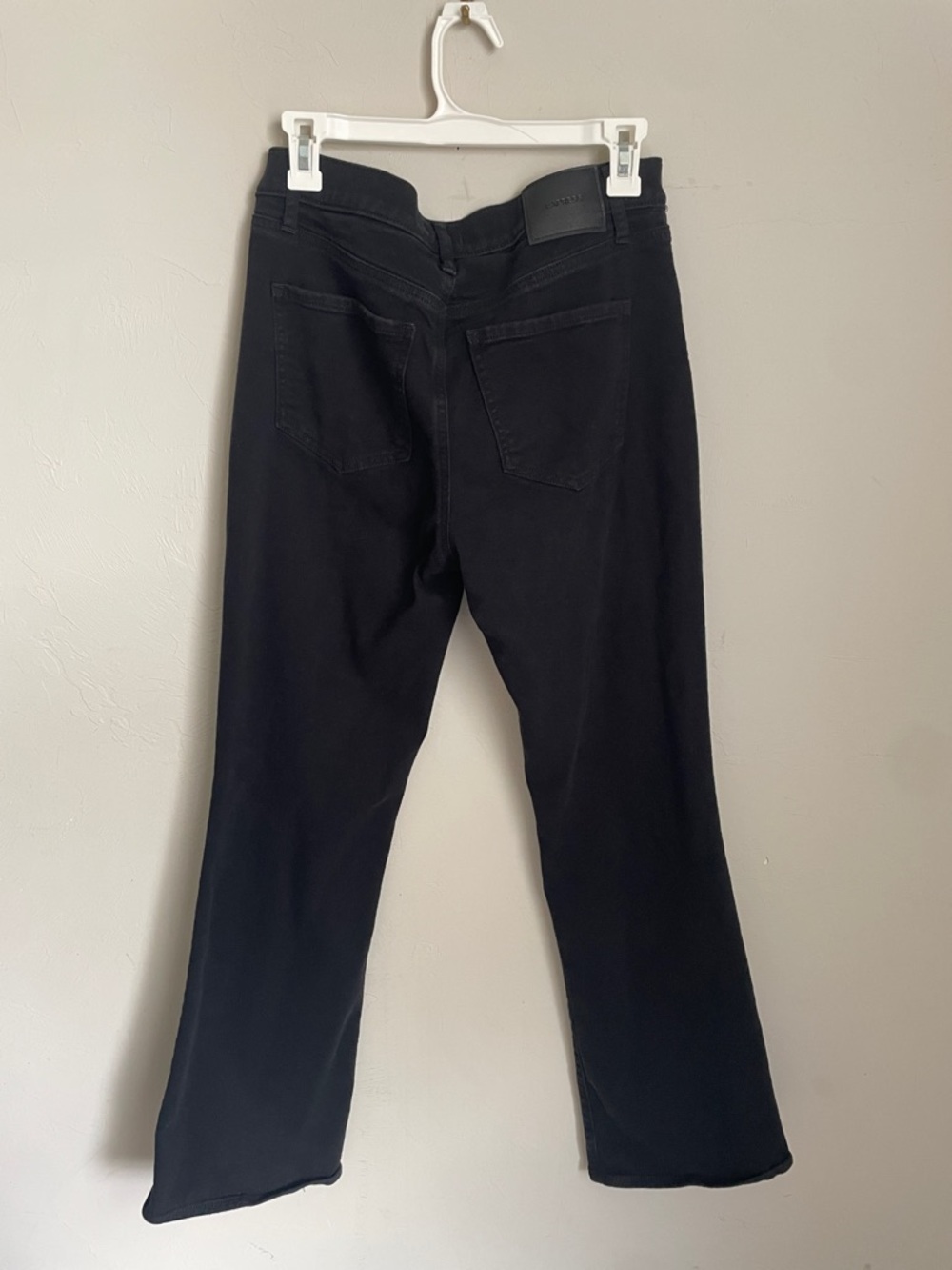Express Classic Black Mid Rise Boot Stretch Jeans - Picture 4 of 7